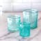Kate Aspen® Nesting Vintage Blue Glass Tea Light Holder, 3ct.